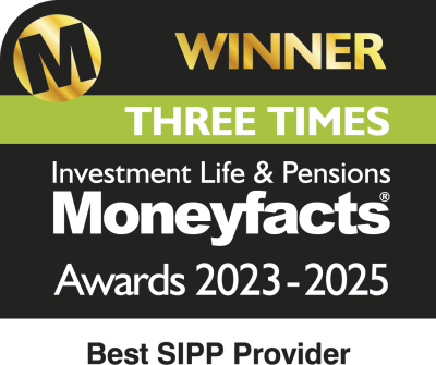 Winner three times of Investment life & pensions moneyfacts awards